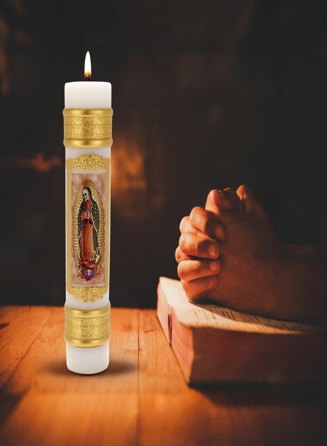 TALPGOD Religious Santa Muerte Candles Catholic,Prayer Candles for Church Mexican Gift,Cirios Religiosos Catolicos,Cirio Pascual Catolico,Veladoras De La Santa Muerte - Image 4